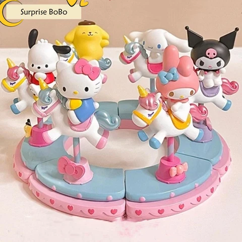 TOPTOY Sanrio Dream Carousel Series Blind Box Confirmed Figure Kawaii Hot Toys Cover