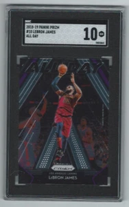 2018-19 Panini Prizm Lebron James All Day #10 Graded Card SGC 10 gem mint pop 9 - Picture 1 of 2