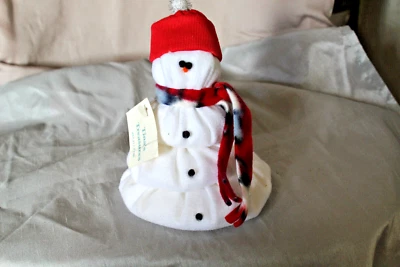 TINA'S TREASURES BEAN BAG SNOWMAN - Image 1 of 4