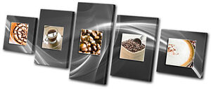 Lebensmittel Küche Kaffee Tee Espresso LEINWANDKUNST Bilddruck VA
