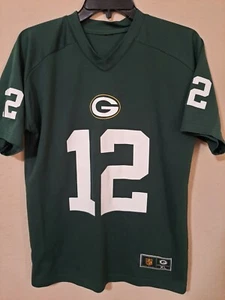 NFL Team Apparel Aaron Rogers #12 Green Bay Packers Youth Jersey Size XL--EUC!! - Picture 1 of 3