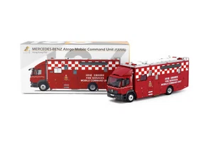 TINY CITY 1/76 186 MERCEDES ATEGO FIRE SERVICES (MOBILE COMMAND UNIT) ATC64579 - Picture 1 of 6