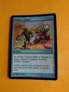 Goblin Cannon. Fifth Dawn Artifact Magic the Gathering Card. foil version - Picture 1 of 5
