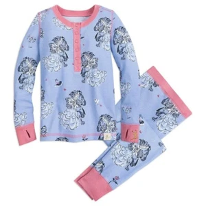 Disney Store Munki Munki PJ Set Girls Beauty & the Beast Dancing Belle Pajamas - Picture 1 of 3