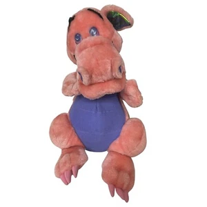 Peluche giocattolo Liberty drago rosa caldo viola 18" collezione firmata 1995 - Foto 1 di 6