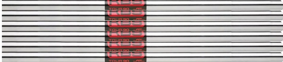KBS Tour 90 Iron Shafts 5-PW (6 Shafts) - Stiff Flex - .355 Taper Tip