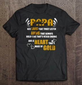 Camisa unisex de papá tiene orejas que realmente escuchan brazos regalo para papá - Imagen 1 de 3