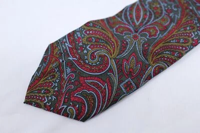 BORSALINO men's silk neck tie made in Italy - Image 1 of 4