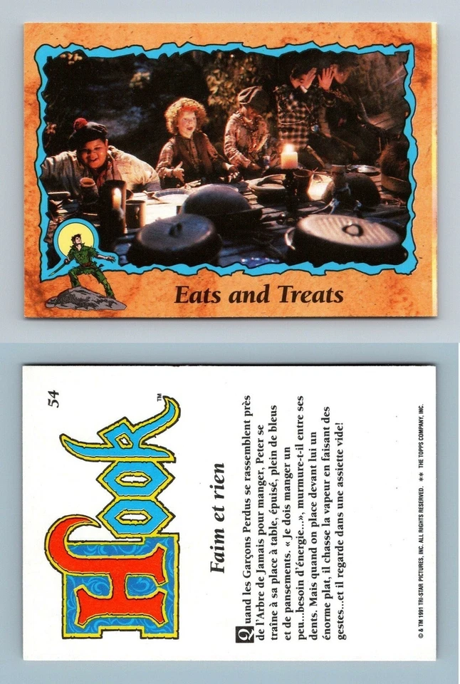 Faim Et Rien #54 Hook 1991 Topps French Trading Card - Image 1 of 1
