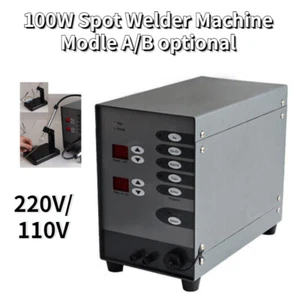 100W Spot ARC Welder 220V/110V Automatic Pulse Argon Welding Machine F/ Jewelry - Picture 1 of 22