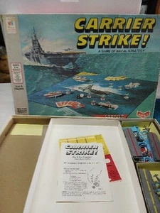 RARE! Vintage Carrier Strike MB Board Game #4713 Naval 1977  - Picture 1 of 9