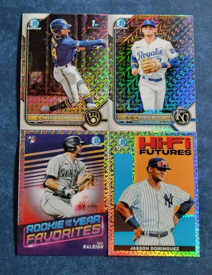 2022 Bowman Chrome Mega Box MOJO REFRACTORS BCP-1 to BCP250 and Inserts You Pick - Image 1 of 1