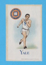 c1910s S22 Murad Cigarettes tobacco silk YALE UNIVERSITY  Runner  Track