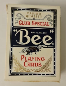 Bee Standard Index Blue Playing Cards No. 92 Diamond Back Club Special U1108 - Picture 1 of 13