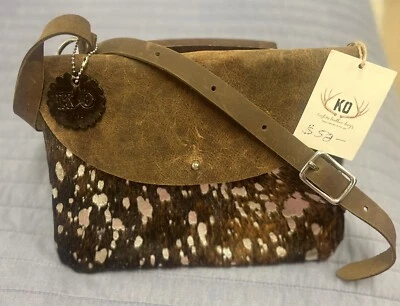 Leather And Fur Custom Made Bag/ Purse New With Tags - Image 1 of 4