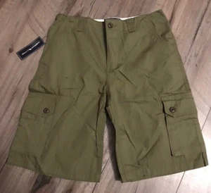 NWT$36 American Living Boys Youth Shorts 100% Green Cotton Size-/ NEW - Picture 1 of 8