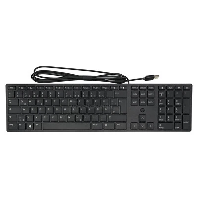 Teclado USB Slim HP Alemán _QWERTZ_ L96909-041 - Imagen 1 de 3