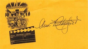 Ann Rutherford Actress Signed Autograph 6 x 3.75 Cut PSA DNA *51 - Picture 1 of 3