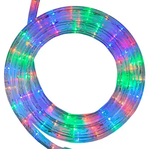 18 ft Heavy Duty LED Rope Light Kits Connectable Indoor Outdoor Tube Lights - Picture 1 of 44