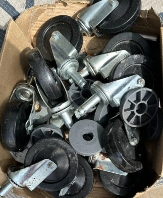 VEVOR Andamio Giratorio Ruedas 1.5 x 1.25 pulgadas - Negro (Pack de 4) Foto 1 de 2