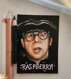 Spaceballs Sketch Trading Card original Art Painting Brent Scotchmer 1/1 - Picture 1 of 2