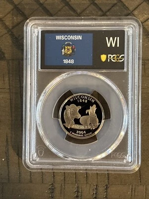 2004-S Wisconsin Clad - PCGS PR70DCAM!!! - Image 1 of 2