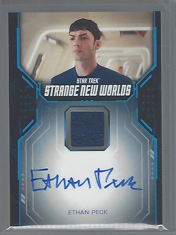 Star Trek Strange New Worlds Season 2  Ethan Peck Relic autograph - Bild 1 von 1
