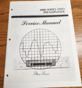 Phase Linear 3000 Series Two Preamp Service Manual - Original - Picture 1 of 2