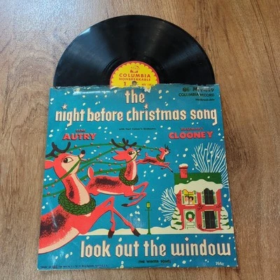 45 об/мин Gene Autry Rosemary Clooney The Night Before Christmas Columbia MJV- 149 - Изображение 1 из 3