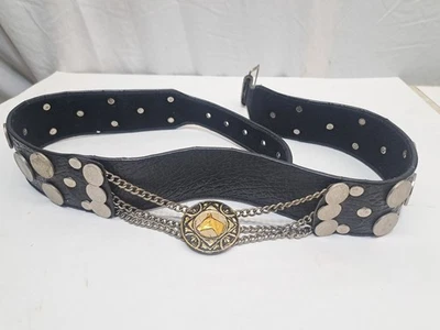 CINTURÓN MONEDA CABALLO CUERO RIÑÓN MOTO VAQUERO GAUCHO ARGENTINO DE COLECCIÓN 34-38 pulgadas Foto 1 de 4