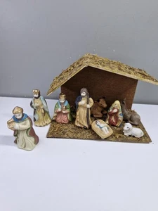 Belén de porcelana vintage 10 piezas - Imagen 1 de 11