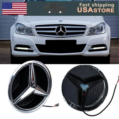 Fit for Mercedes-Benz W166 GL350 GL400 GL450 GL500 GL550 Front Grille LED Emblem Foto 1 de 4