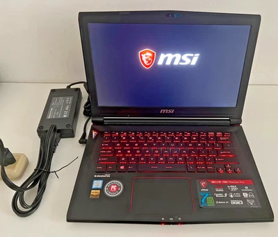 Portátil para juegos MSI GS43VR 7RE Phantom Pro i7 GeForce GTX 1060 NECESITA BATERÍA NUEVA ❤ Foto 1 de 4