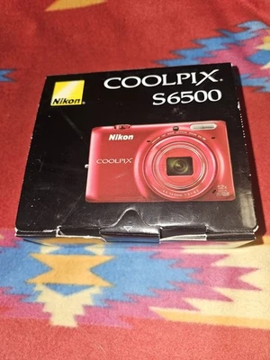 Nikon COOLPIX S6500 16.0MP Red Digital Camera 16MP   Very Little Use - Image 1 of 4