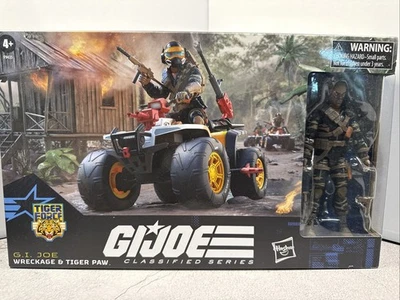 G.I. Figura de acción Joe Classified Series Tiger Force Wreckage y Tiger Paw ATV Foto 1 de 4