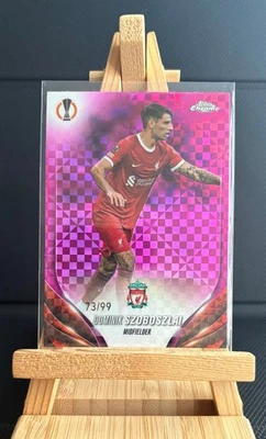 Dominik Szoboszlai /99 Colour Match 2023-24 Topps Chrome UCC Liverpool - Image 1 of 4