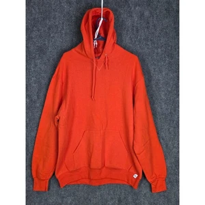 Russell Athletic Hoodie Herren XL Orange Pullover Sweatshirt Freizeit Activewear - Bild 1 von 9