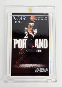 Trail Blazers Noir Carmelo Anthony Portland Trail VARIACIÓN 2020-21 SP COMO NUEVOS #/25 - Imagen 1 de 2