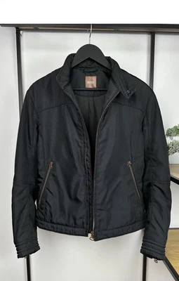Vintage Boss Hugo Boss Motorcycle Jacket OLMAS Black Men’s Medium - Image 1 of 4