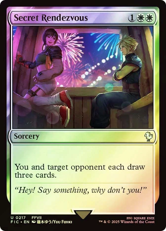 MTG FOIL Secret Rendezvous (#217) - FINAL FANTASY Commander #217 - Image 1 of 1