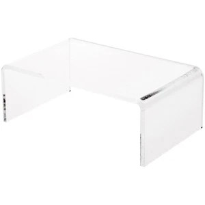 Plymor Clear Acrylic Rectangular Display Riser, 3" H x 8" W x 5" D (1/4" thick) - Picture 1 of 5
