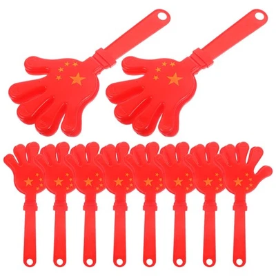  10 Pcs Independence Day Hand Clappers Noisemakers Partys Accessories - image 1 of 4