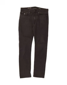 MARLBORO CLASSICS Mens Regular Fit Slim Jeans W33 L34 Black DM23 - Imagen 1 de 3