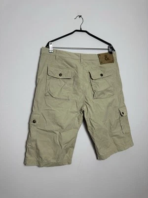 Pantalones Cortos Vintage Dolce and Gabbana Bolsillos Carga Beige Hombre talla 54 Foto 1 de 4