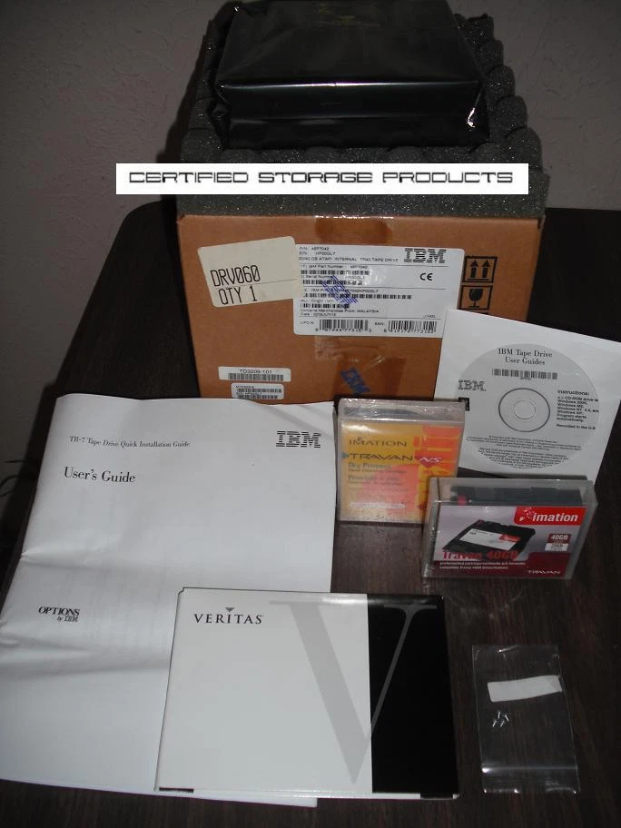 NEW IBM 48P7042 TR7 INT TR-7 TD3206-101 ATAPI Data Tape Drive KIT in the MFG BOX - Image 1 of 1