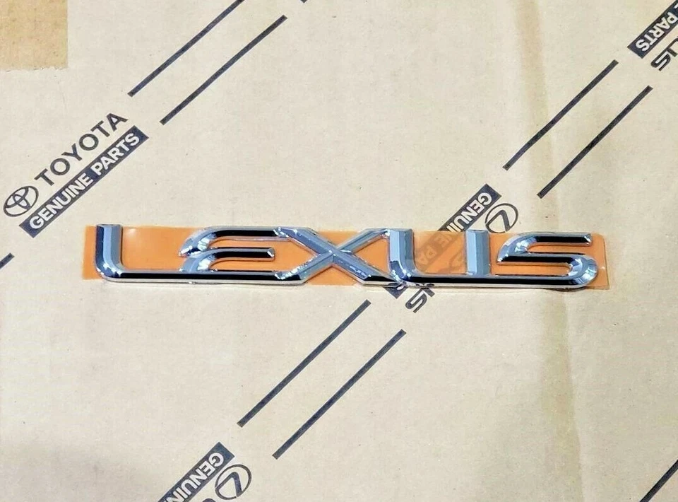 08-11 NUEVO LEXUS LX570 CROMO EMBLEMA PUERTA TRASERA MALETERO 2008 2009 2010 2011 Foto 1 de 1