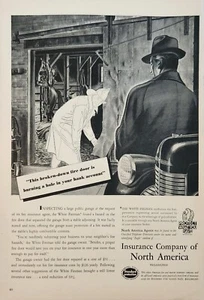 1940 Insurance Company of North America Vintage Ad burning a hole bank account - Picture 1 of 1