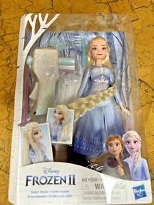 Frozen 2 Sister Styles Elsa Fashion Doll With Braiding Tool and Hair Clip NEW! - Picture 1 of 13