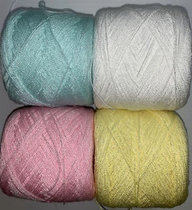 Hilo Cristal .Colors. 1/49/3/283. Acrylic/Rayon. 900 yards per ball. 1 lot of 4 - Picture 1 of 3