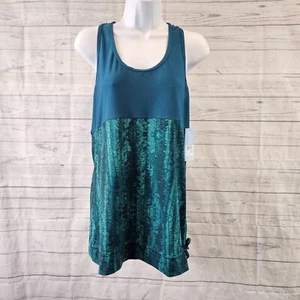 Aspire Damen Tank Top Gr. Large blau türkis Racerback U-Ausschnitt - Bild 1 von 7